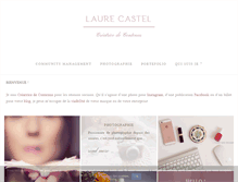 Tablet Screenshot of laure-castel.com